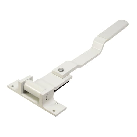 Global RV/Trailer Door Swivel Bar Handle, 4-Hole Mount, W/Foam Vibration Pad, White SB-65007-9009